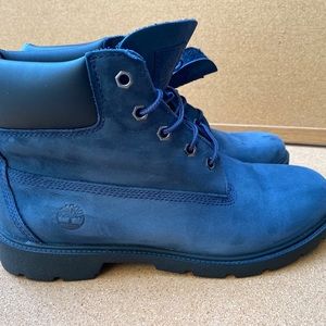 Navy Blue Timberland Boots